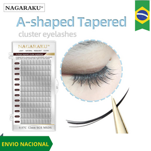 NAGARAKU "A" Shape Tapered Cluster "Strip"